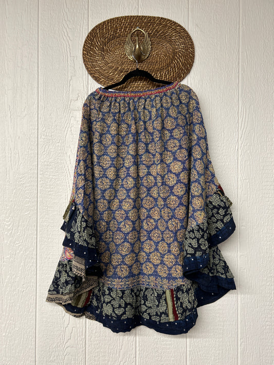 Pareo Kantha Wild Rose Skirt 0426 010
