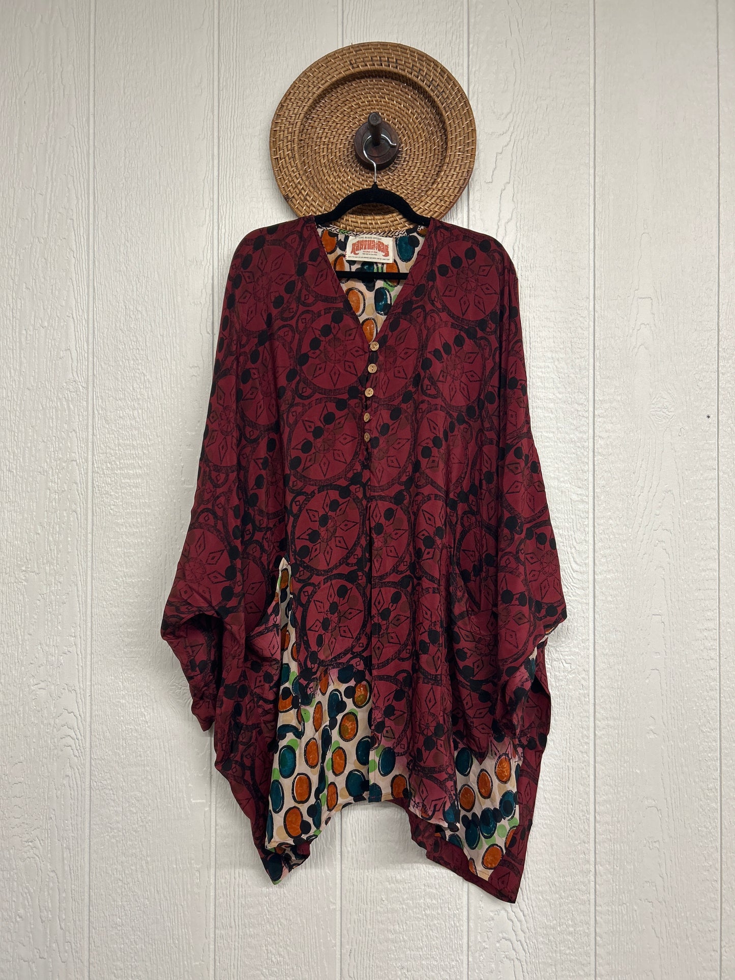 Crepe Sari Gaia Split Tunic 0226 137