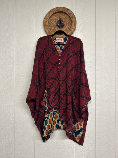 Crepe Sari Gaia Split Tunic 0226 137