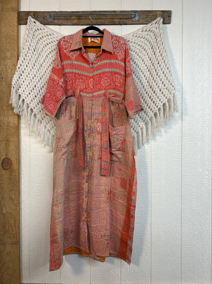 Pareo Kantha Gravity Duster Dress 0226 144