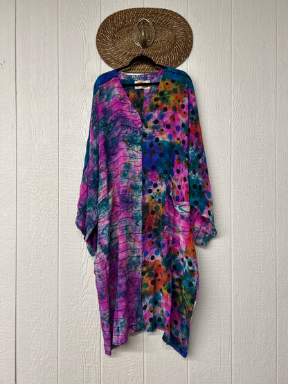 Crepe Sari Gaia Duster Dress 0826 034