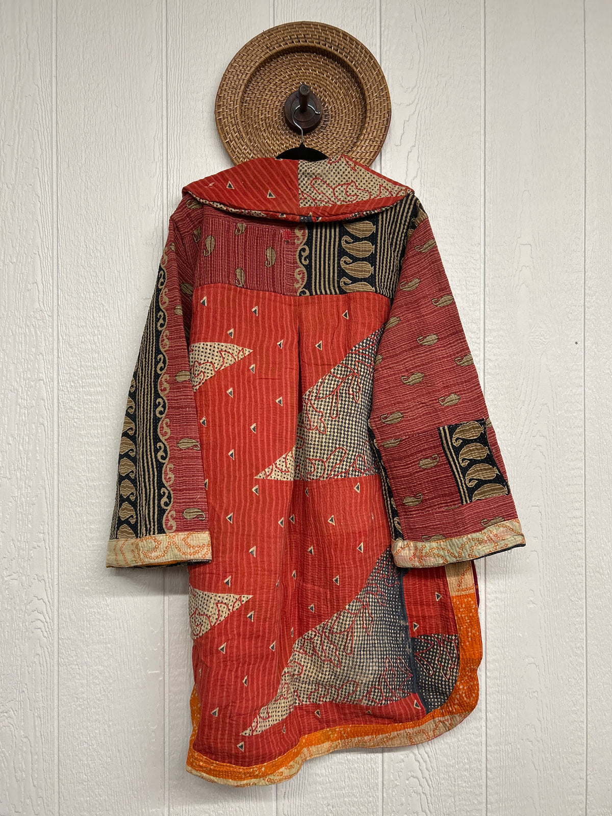 Fine Kantha Drifter Coat 1026 038