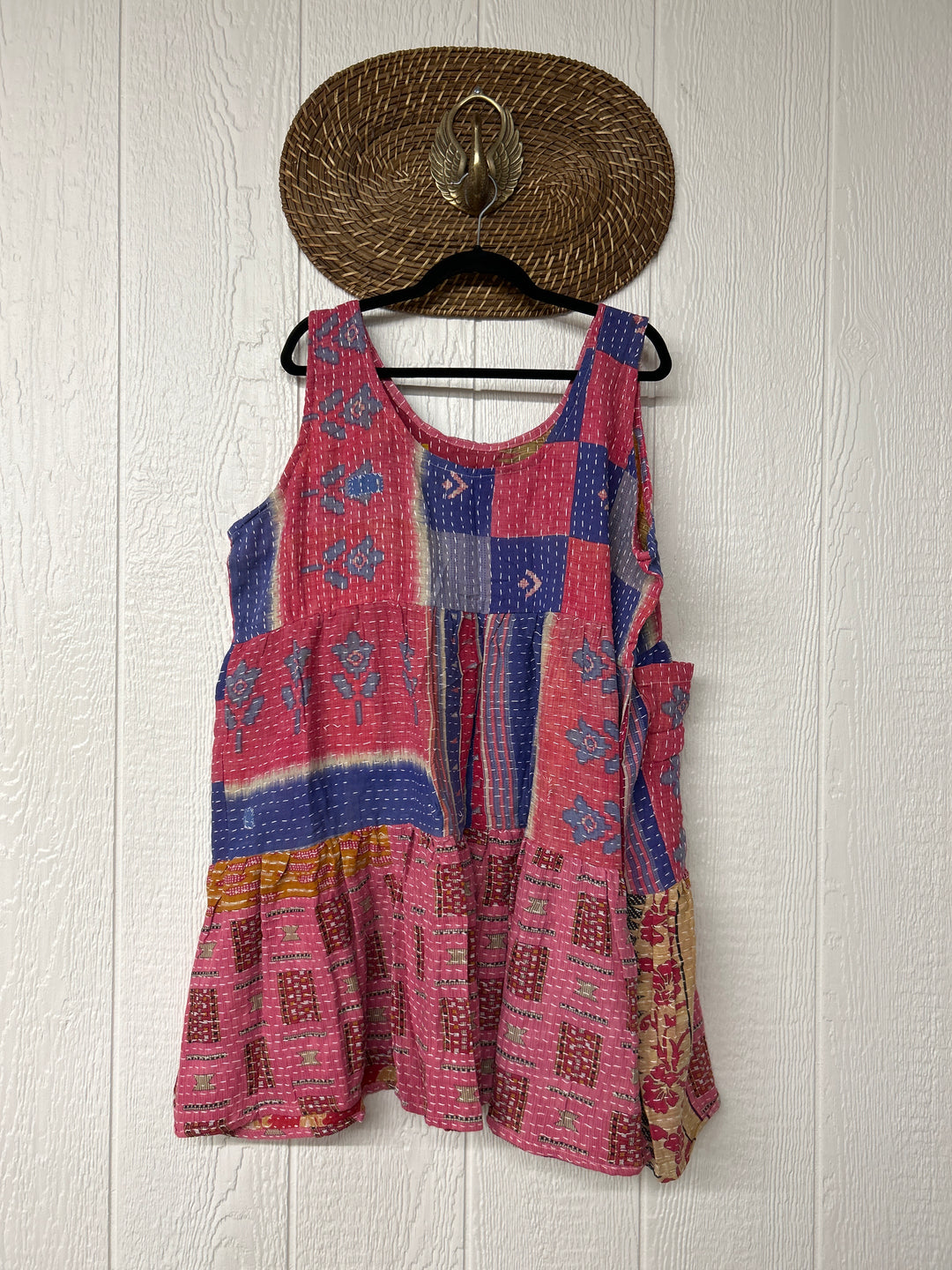 Kantha Meadow Mini Dress 0625 145