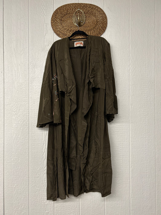 RETAIL Crepe Sari Spellbound Kimono 0926 191