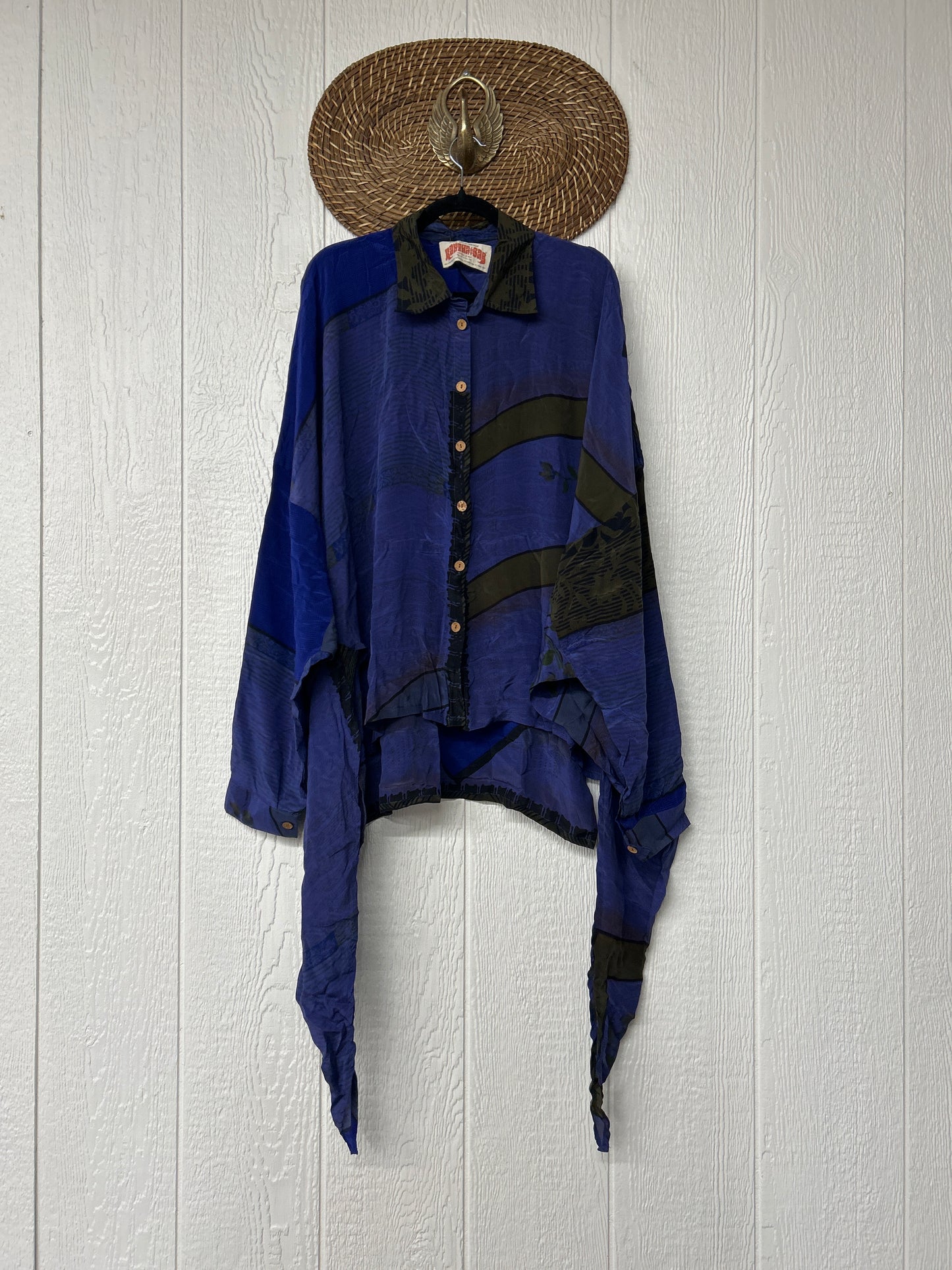 Crepe Sari Nirvana Button Down 1125 142