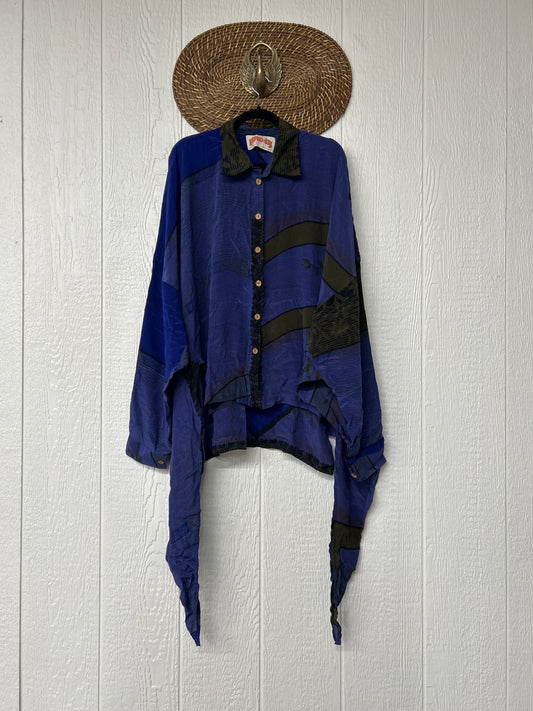 Crepe Sari Nirvana Button Down 1125 142