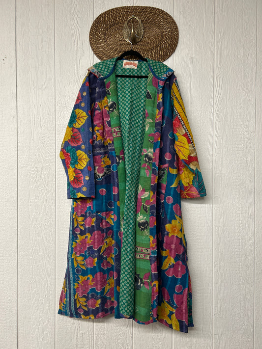 Fine Kantha Rising Sun Coat 1026 035
