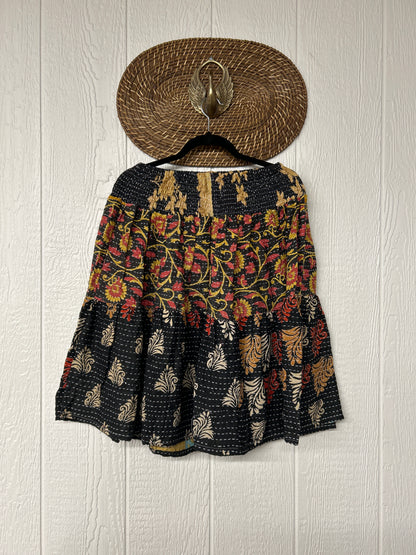 Pareo Kantha Meadow Skirt 0826 251