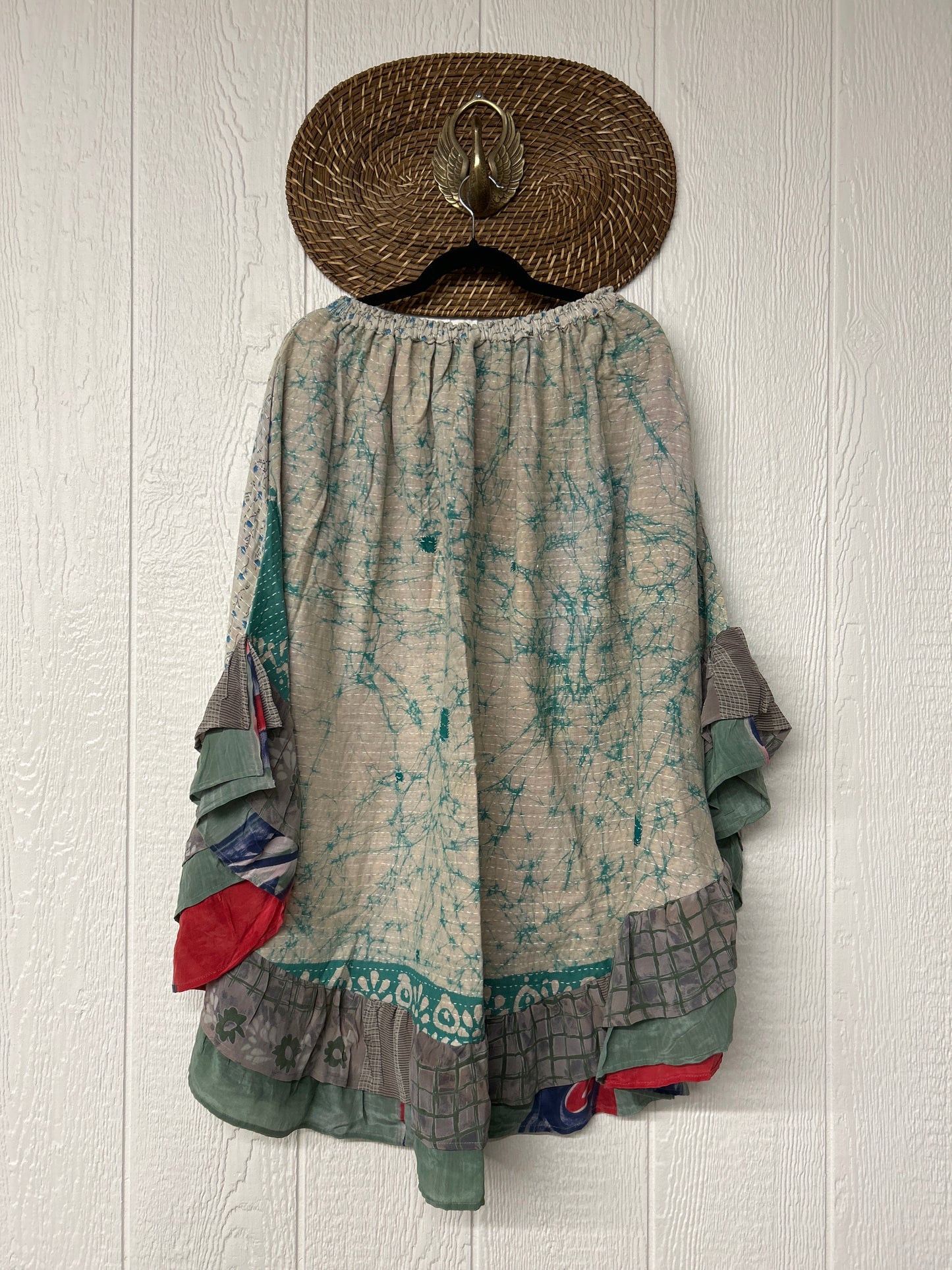 Pareo Kantha Wild Rose Skirt 0426 200