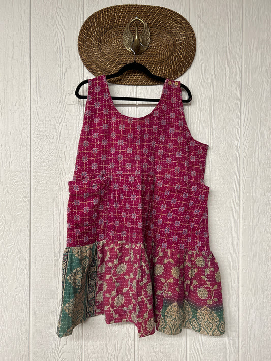 Kantha Meadow Mini Dress 0625 025