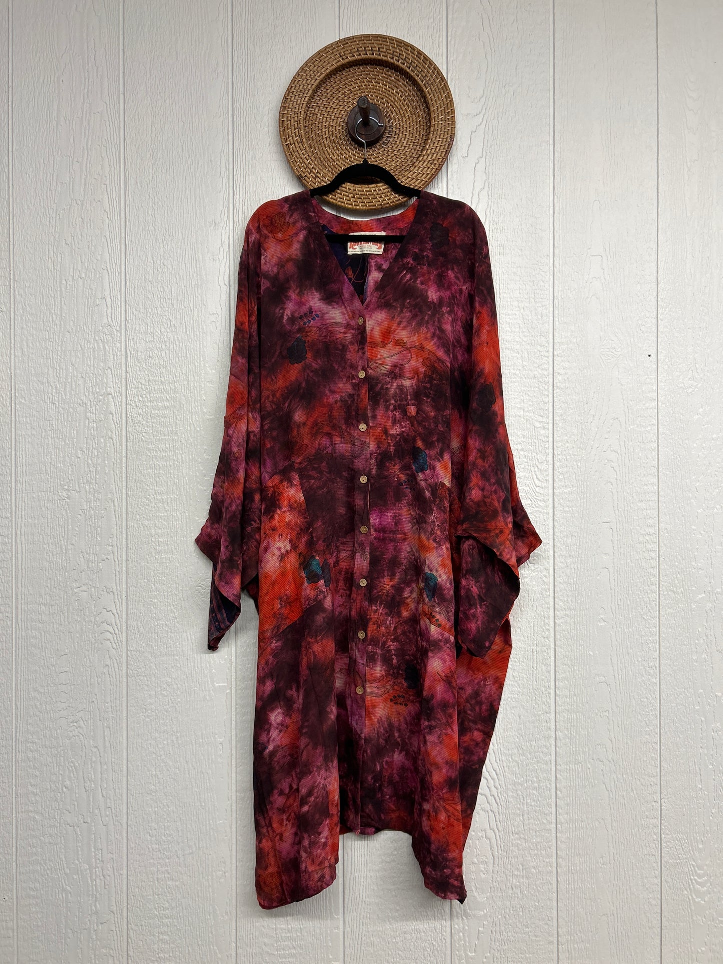 Crepe Sari Gaia Duster Dress 0426 050