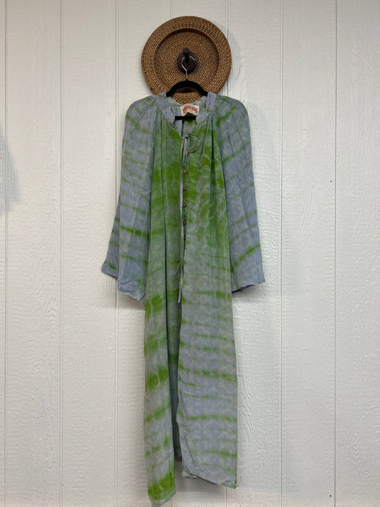 Crepe Sari Woodstock Duster Dress 0226 224