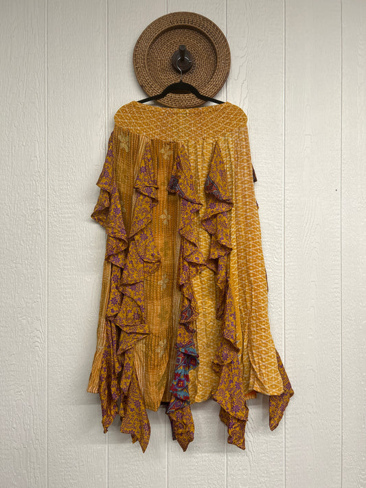 Pareo Kantha Willow Maxi Skirt 0826 242