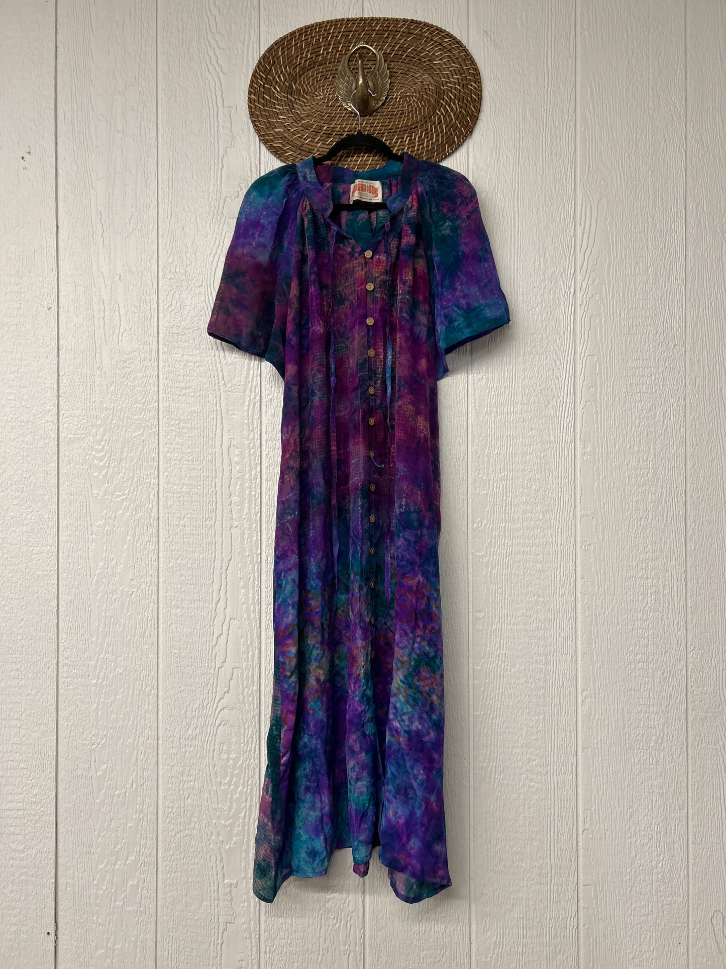 Crepe Sari Summer Woodstock Duster 0626 275