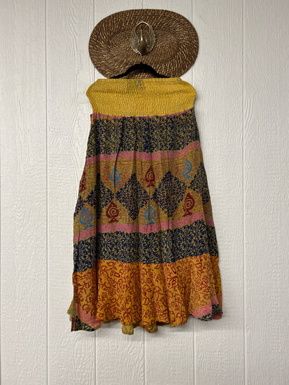 Crepe Sari Inner Peace Wrap Skirt 0626 129