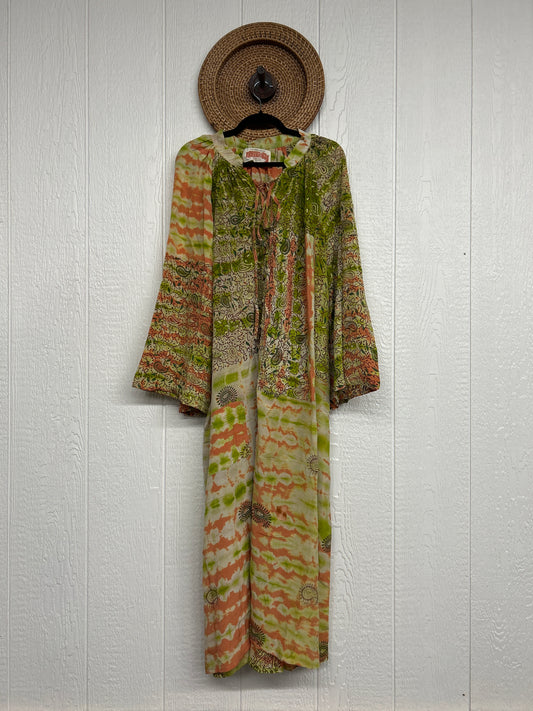 Crepe Sari Woodstock Duster Dress 0226 171