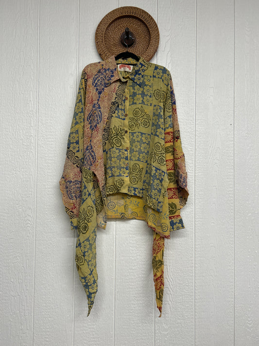 Crepe Sari Nirvana Button Down 1125 228