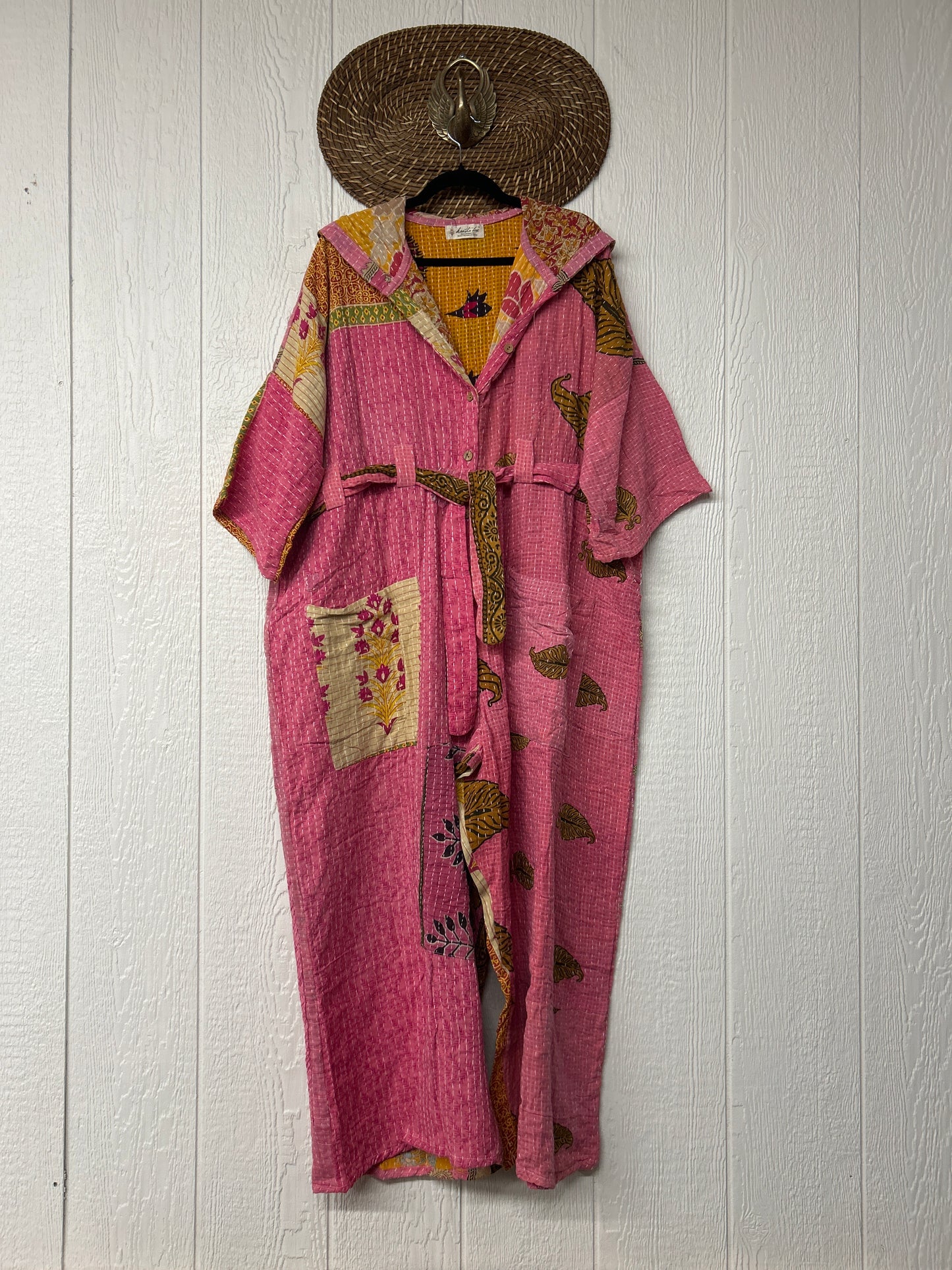 Kantha Zen Hoodie Jumpsuit 0925 025