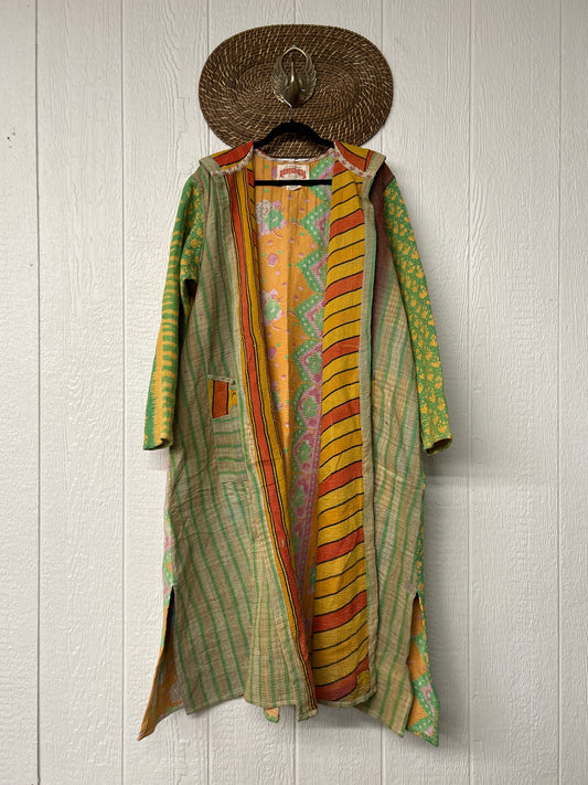 Fine Kantha Rising Sun Coat 1125 076