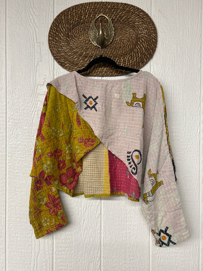 Pareo Kantha In Bloom Cropped Pullover 0326 271