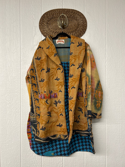 Fine Kantha Drifter Coat 1026 119