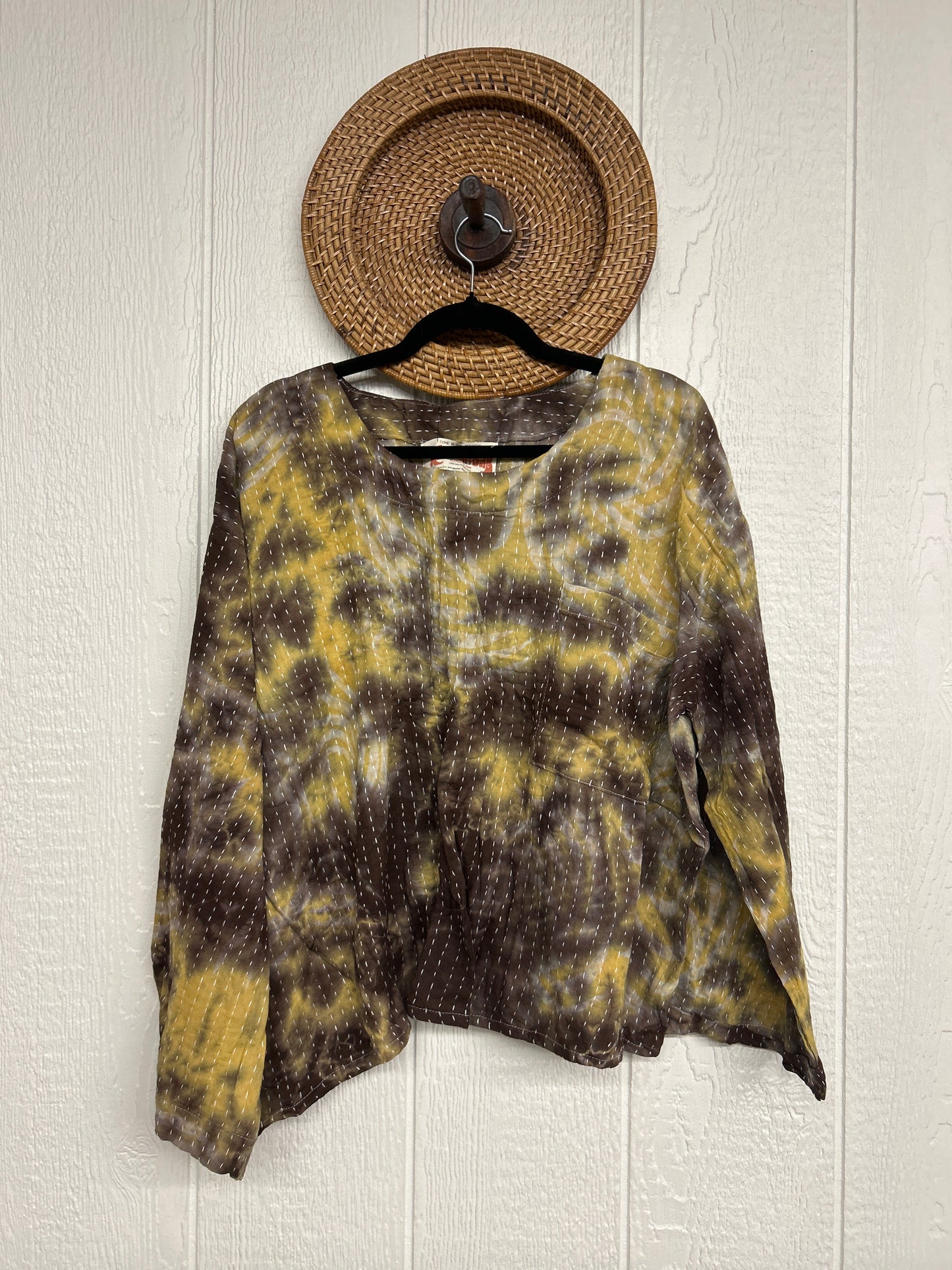 Pareo Kantha Wanderer Pocket Crop Top 0526 006