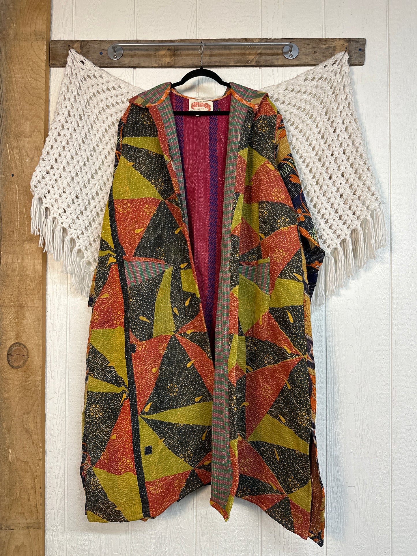 Fine Kantha Rising Sun Coat 1125 241