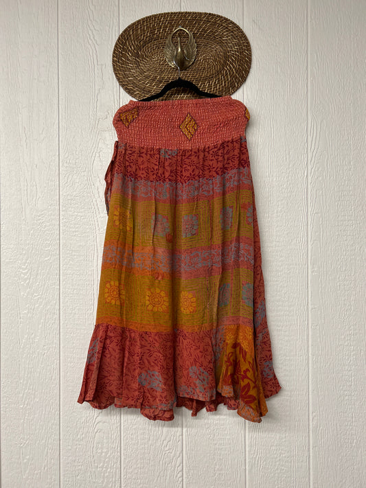 Crepe Sari Inner Peace Wrap Skirt 0626 158