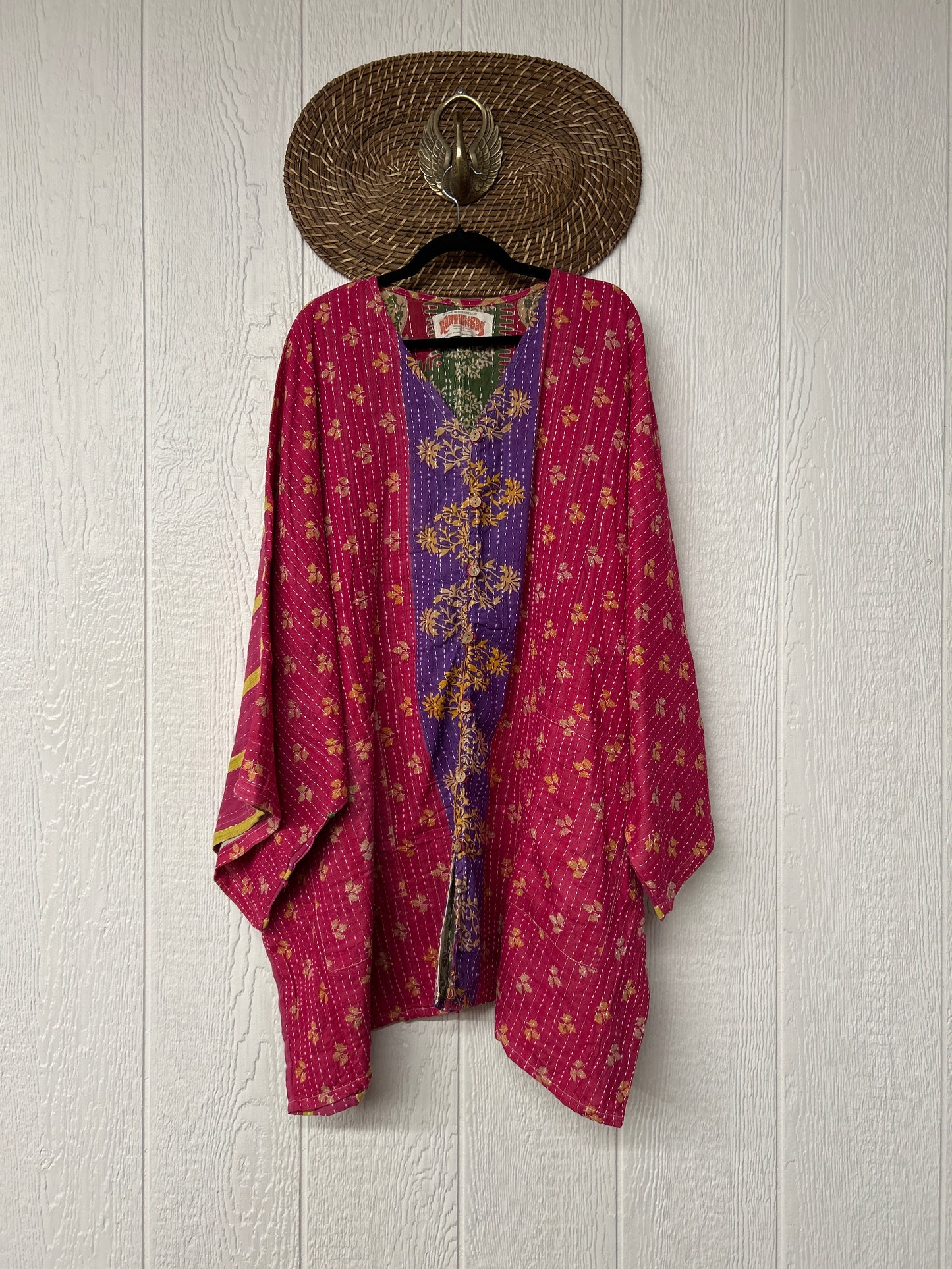 Pareo Kantha Gaia Button-Down Kimono 0126 104