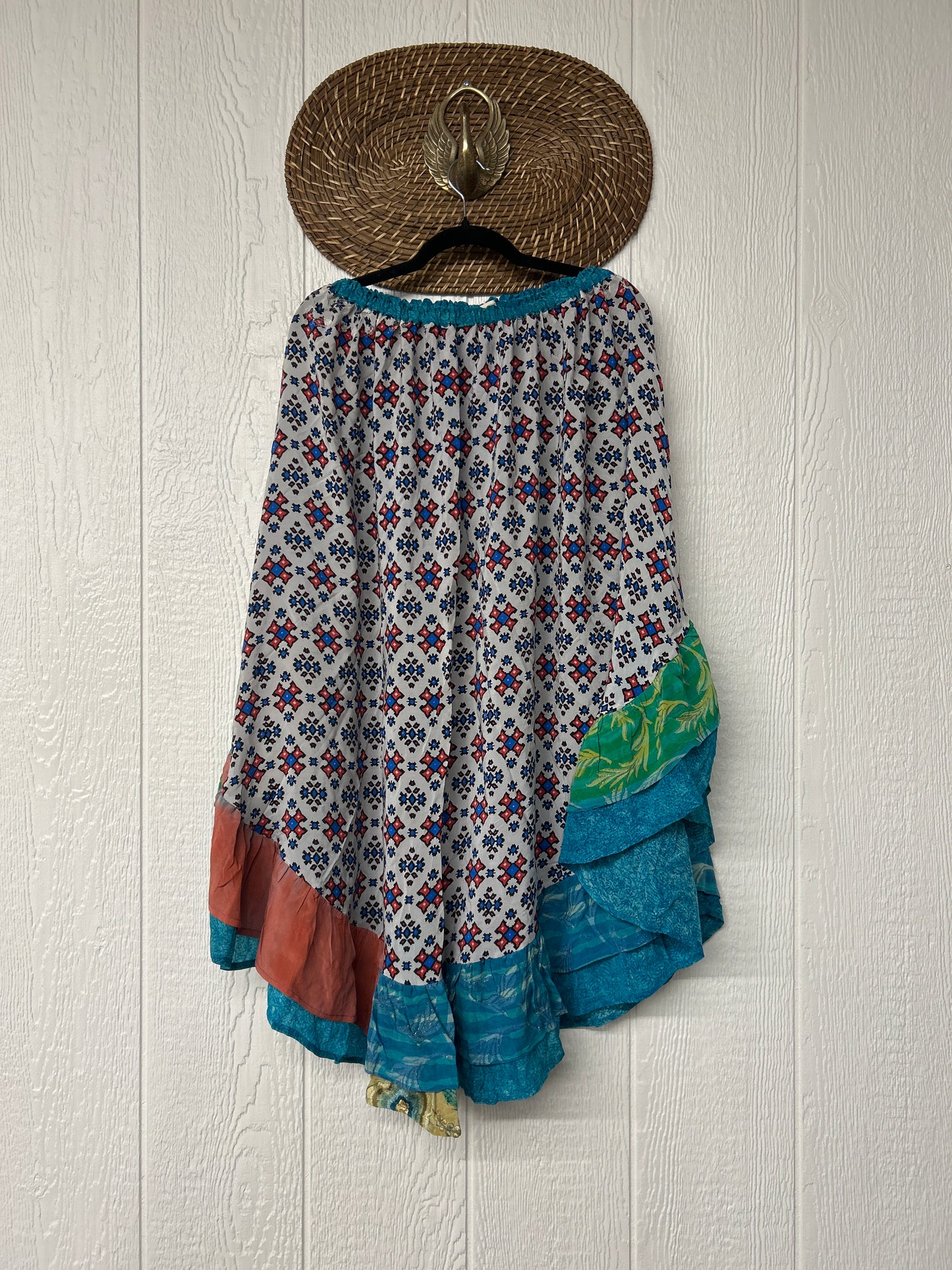 Crepe Wild Rose Skirt 1025 206