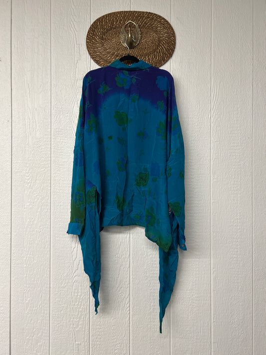 Crepe Sari Nirvana Button Down 1125 027