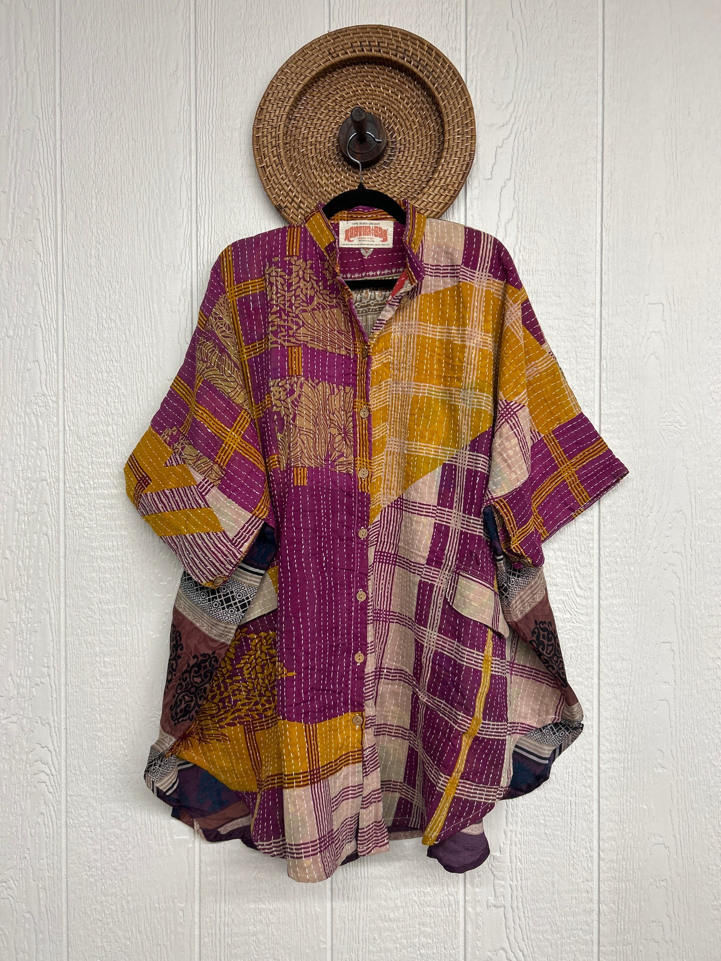 Pareo Kantha Free To Be Button-Down 0426 202