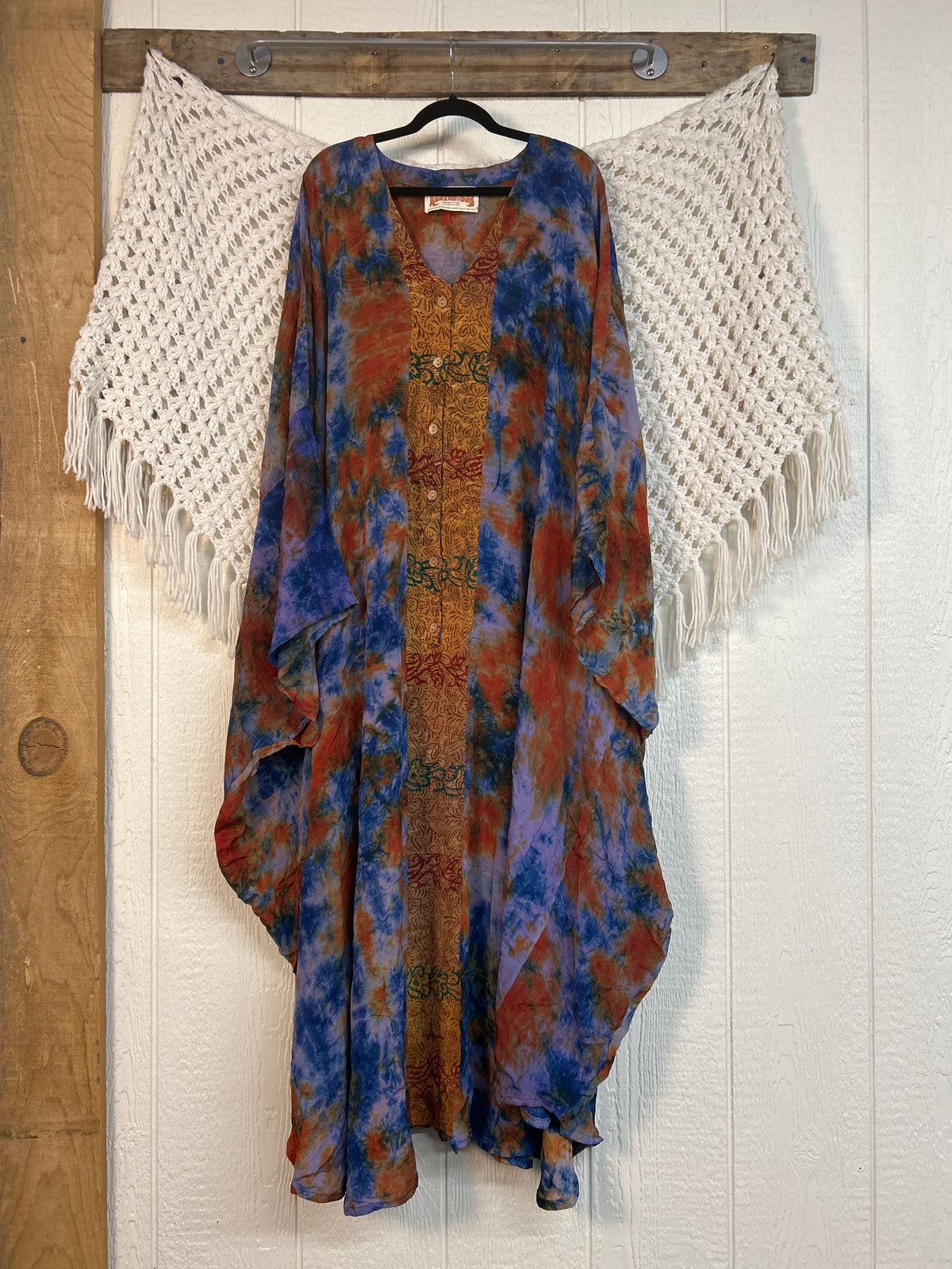 Crepe Sari Bowie Muu Dress 0826 079