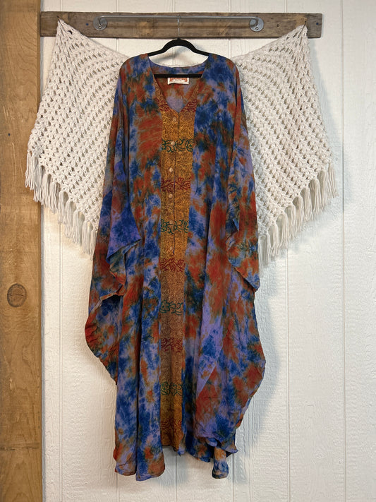Crepe Sari Bowie Muu Dress 0826 079