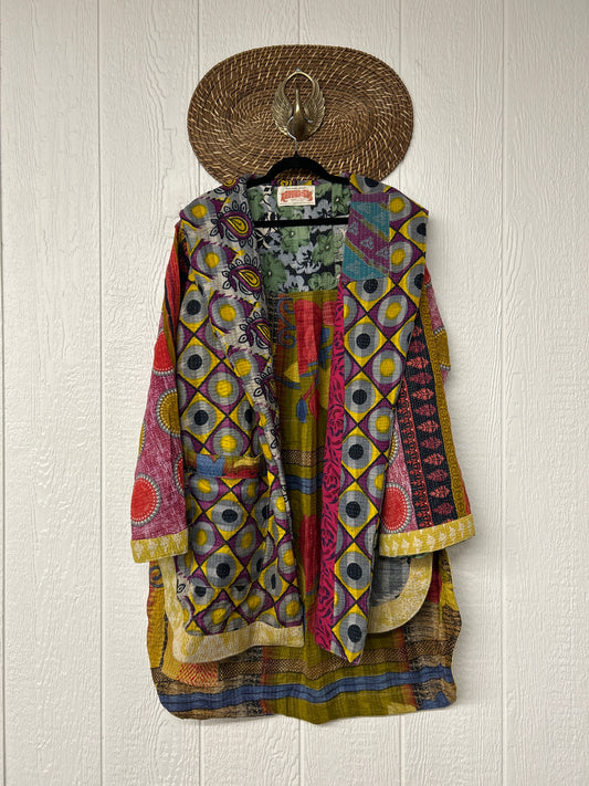Fine Kantha Drifter Coat 1026 141