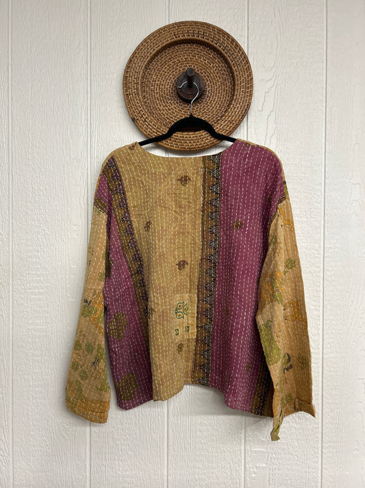 Pareo Kantha Wanderer Pocket Crop Top 0226 062