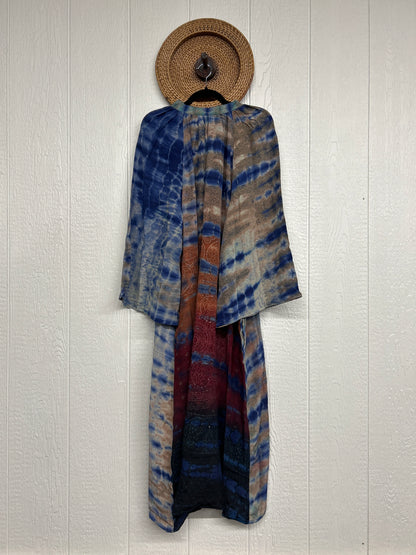 Crepe Sari Woodstock Duster Dress 0226 149