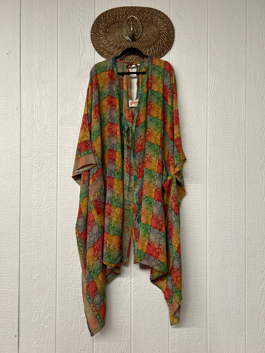 Crepe Sari Orchid Kimono 0626 131