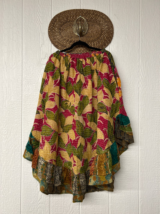 Pareo Kantha Wild Rose Skirt 0426 035
