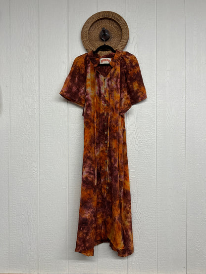 Crepe Sari Summer Woodstock Duster 0626 088