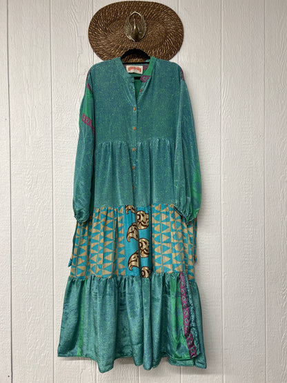 Rasgulla Sari Luminous Maxi Dress 0226 023
