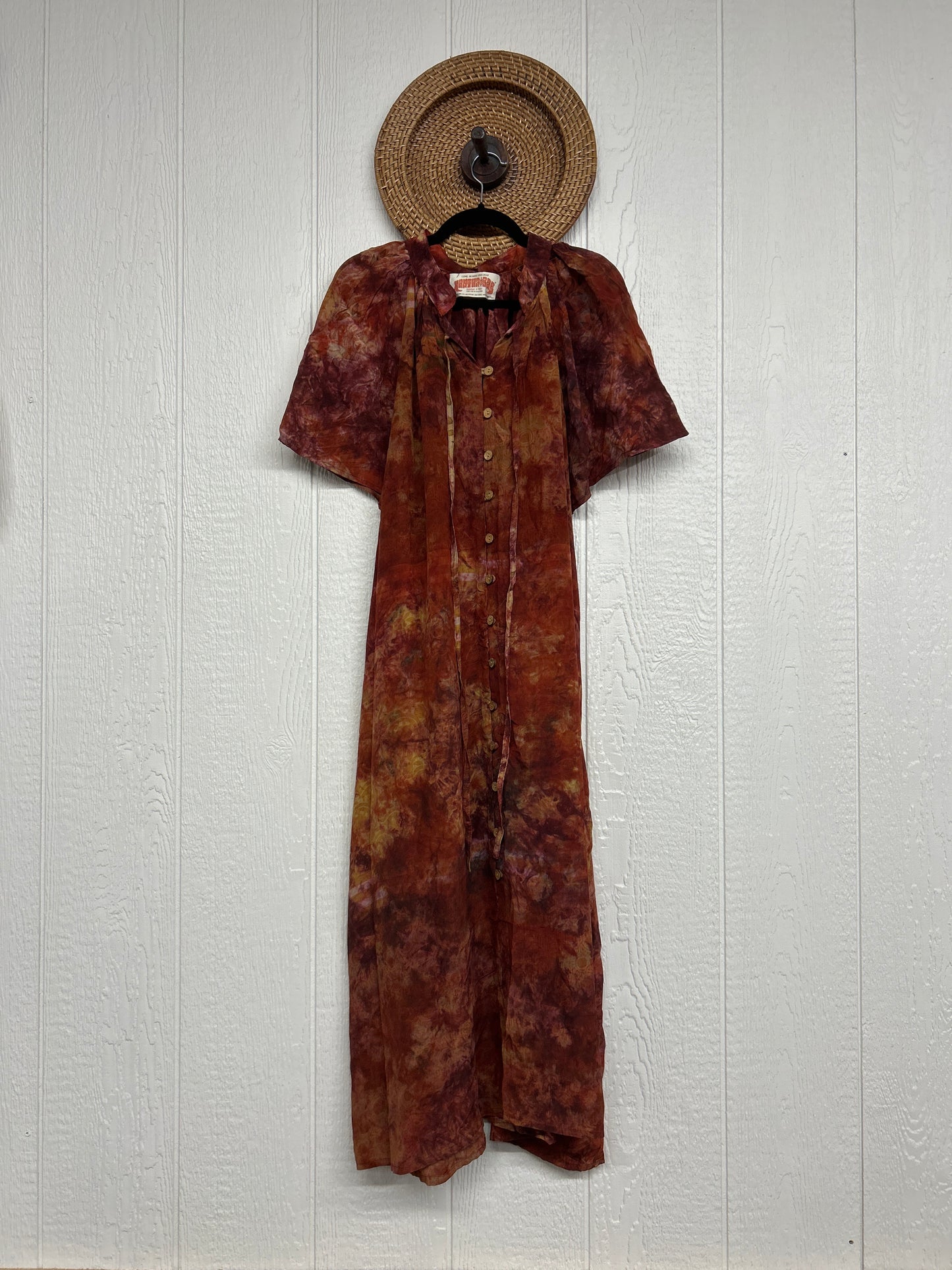 Crepe Sari Summer Woodstock Duster 0626 054