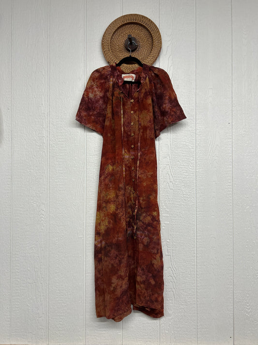 Crepe Sari Summer Woodstock Duster 0626 054