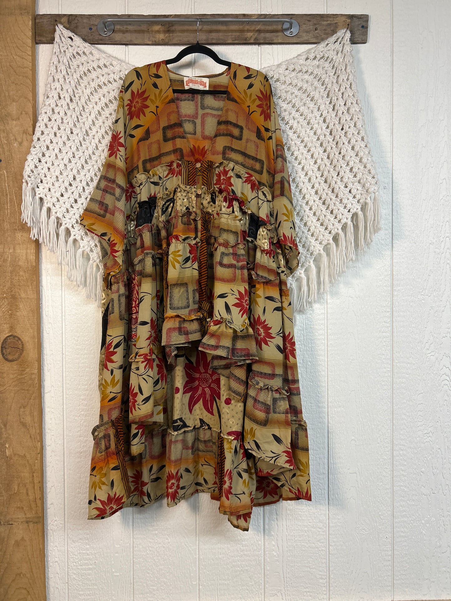 Rasgulla Sari Rhiannon Kimono 0826 069