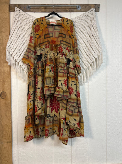 Rasgulla Sari Rhiannon Kimono 0826 069