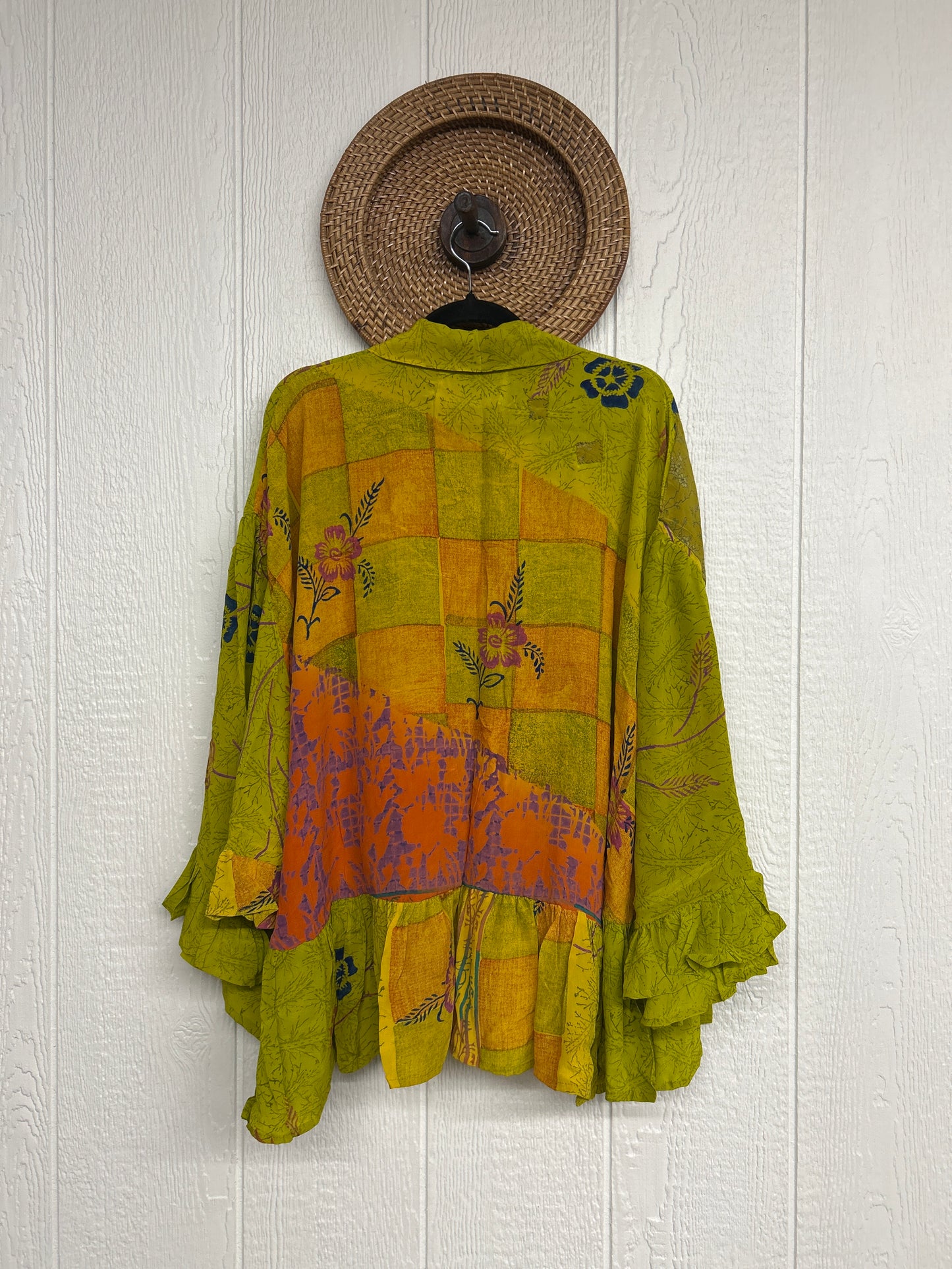 Crepe Sari Wild Rose Top 0426 089