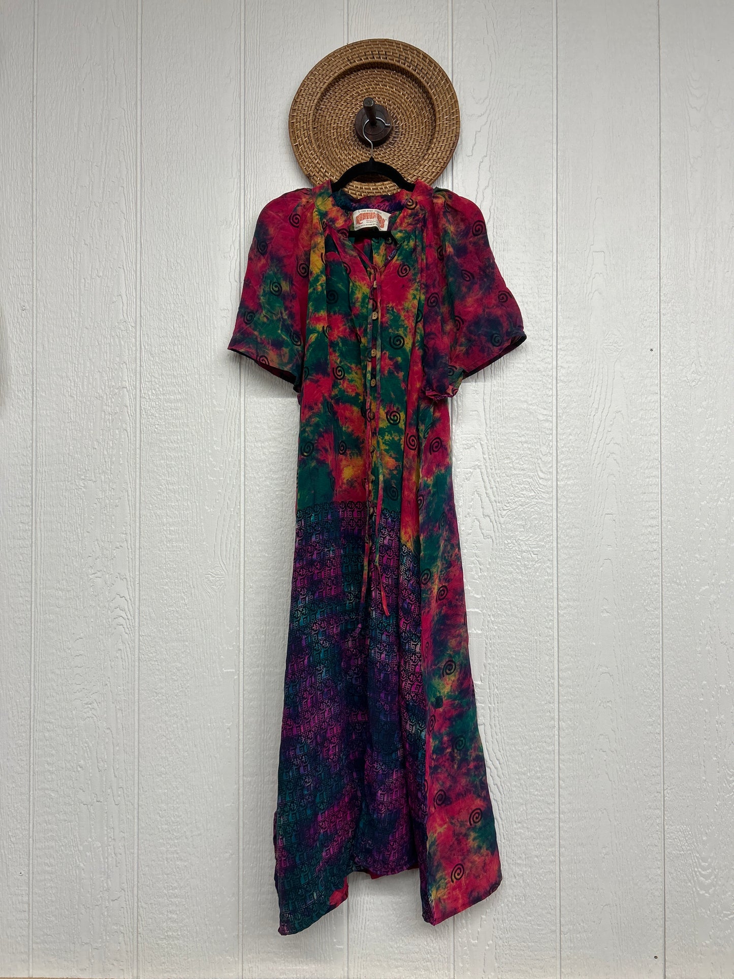 Crepe Sari Summer Woodstock Duster 0626 046