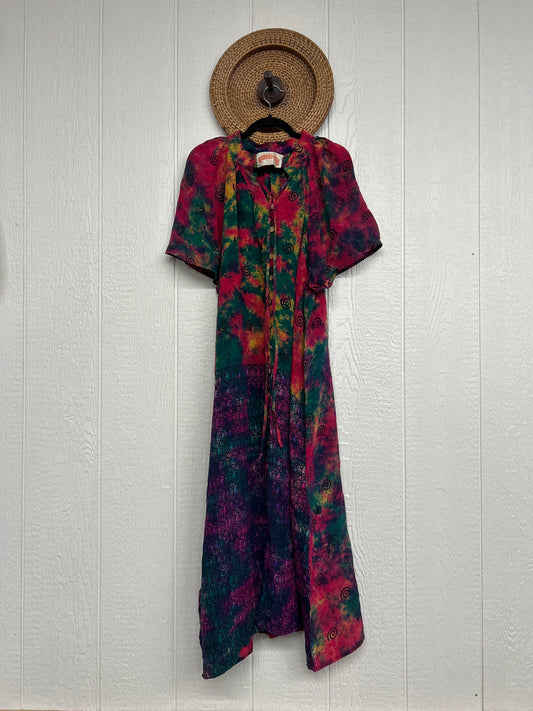 Crepe Sari Summer Woodstock Duster 0626 046