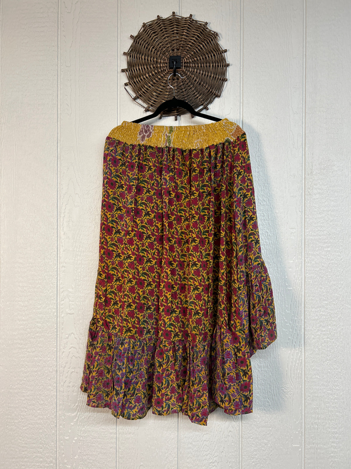 Crepe Sari Dahlia Skirt 1026 200