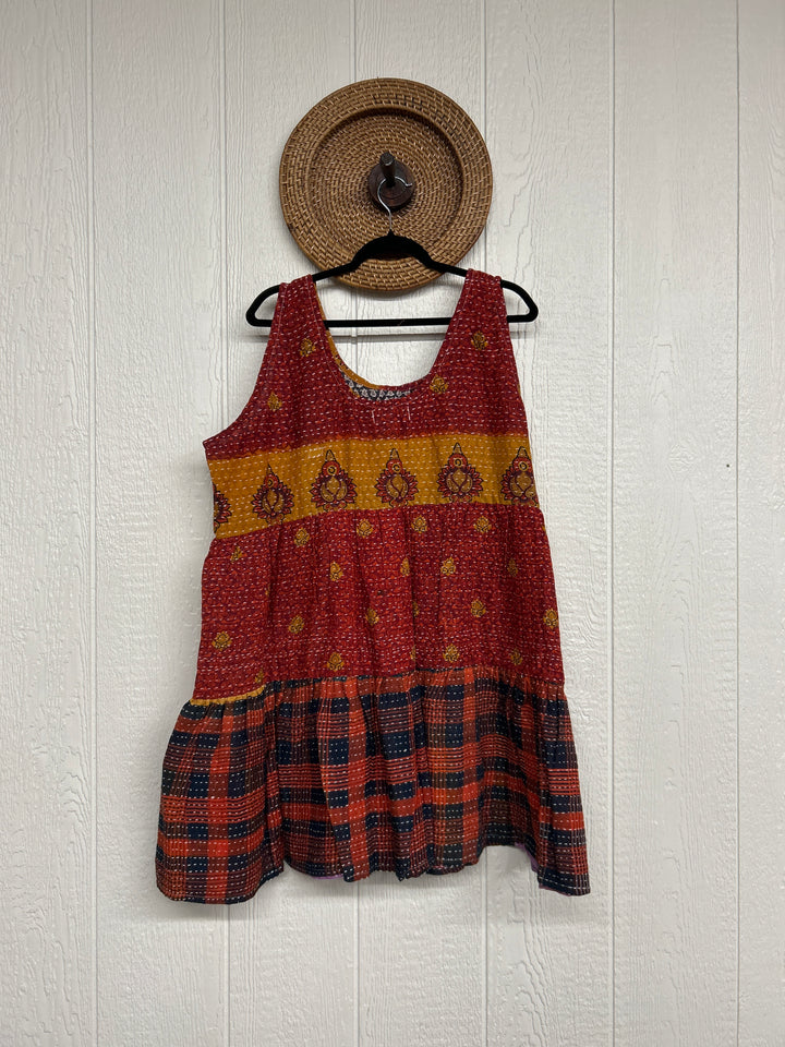Kantha Meadow Mini Dress 0425 228